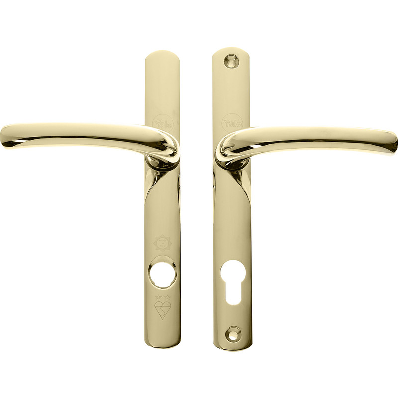 Yale PVCu TS007 2 Star Platinum Security Handle Polished (Pair) in Gold Steel Price Comparisons | Compare The Build