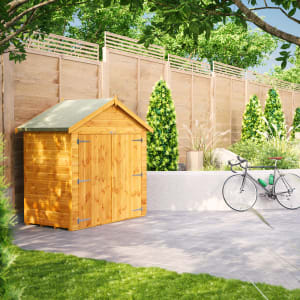 Power Sheds 3 x 6ft Apex Bike Shed Price Comparisons | Compare The Build