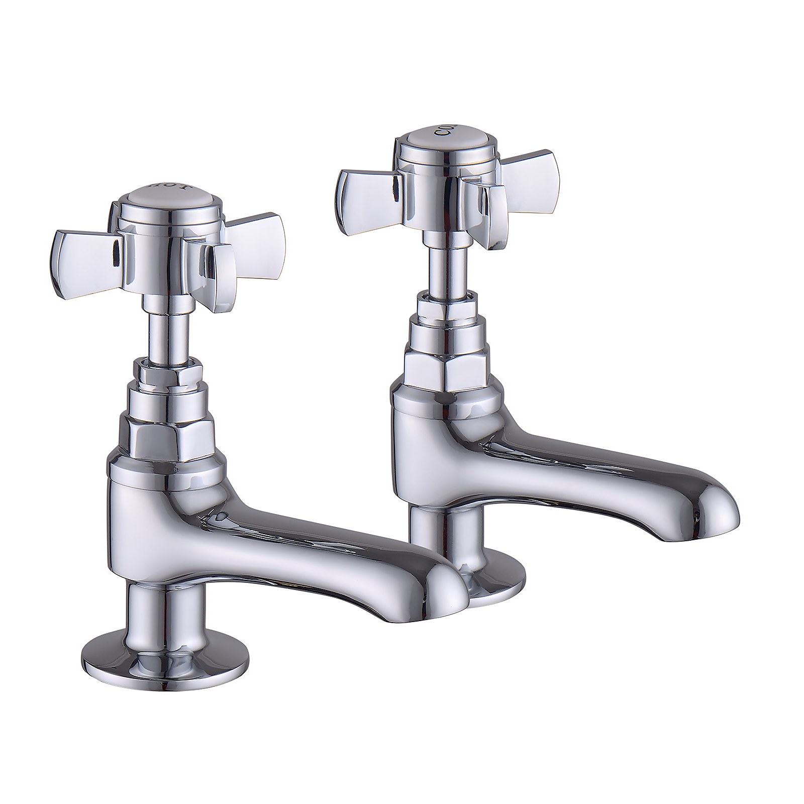 Bathstore Bensham 1895 Basin Taps - Chrome Price Comparisons | Compare The Build