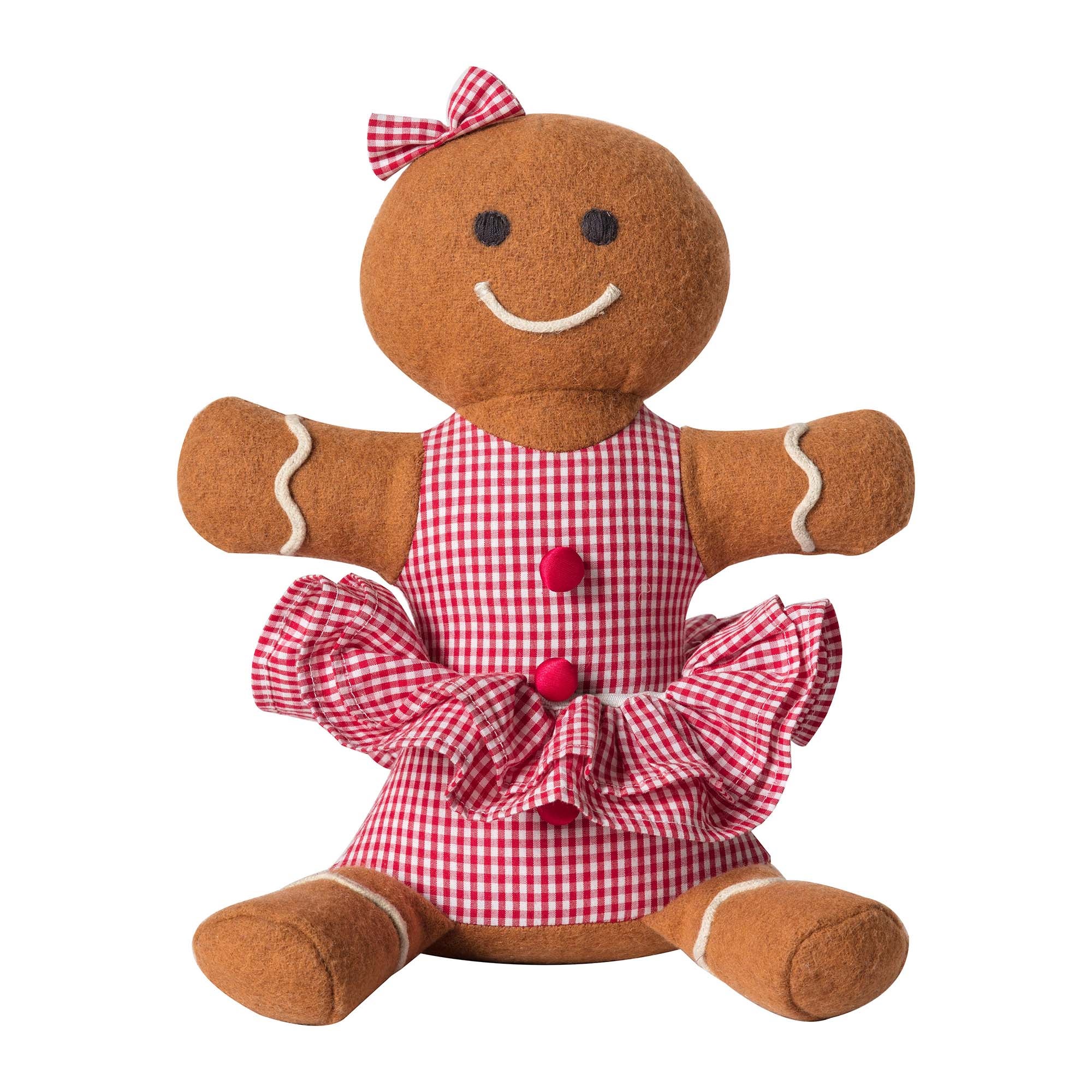 Gigi Gingerbread Doorstop Brown/Pink Price Comparisons | Compare The Build