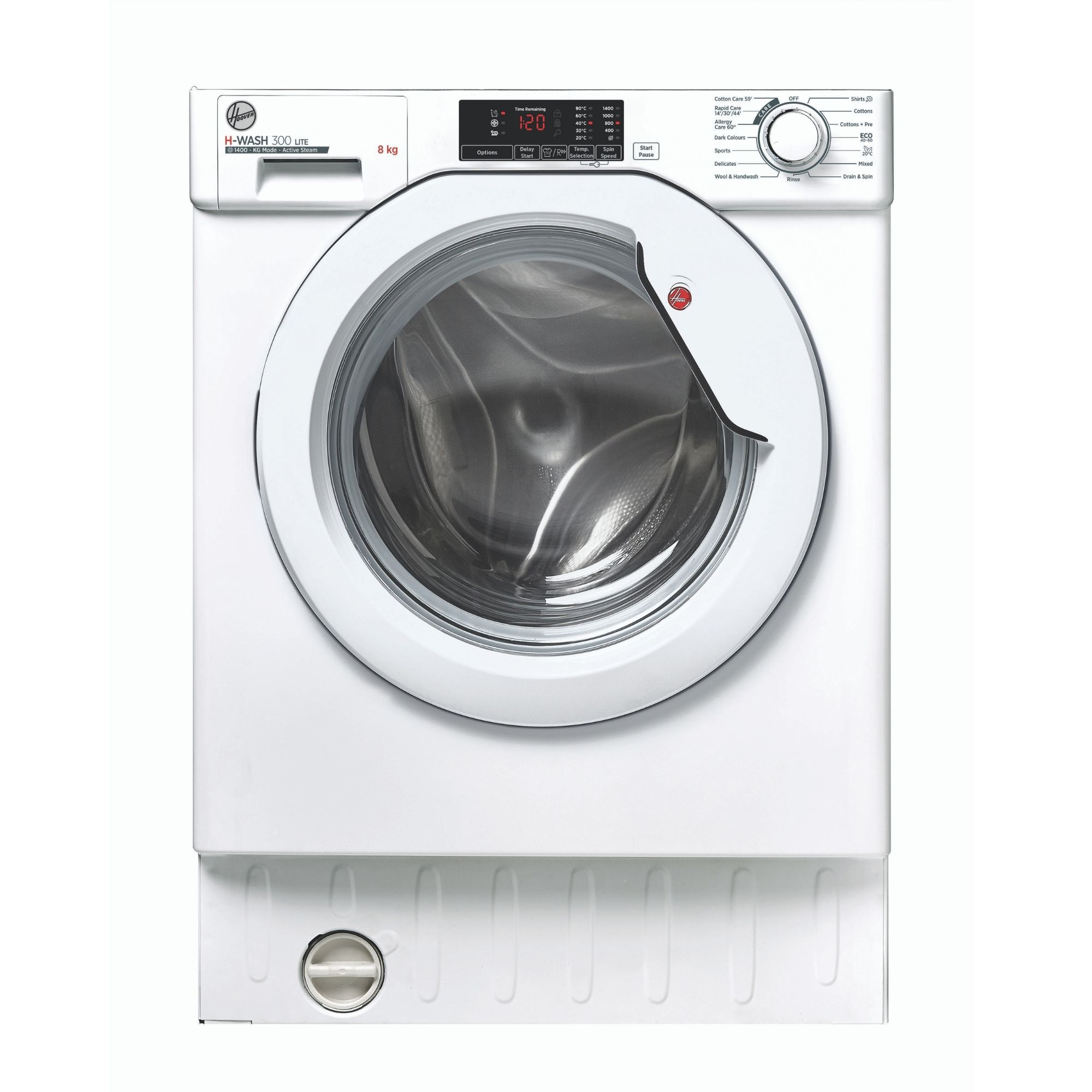 Hoover Hbws 48D1E80 White Built-In Washing Machine, 8Kg Price Comparisons | Compare The Build