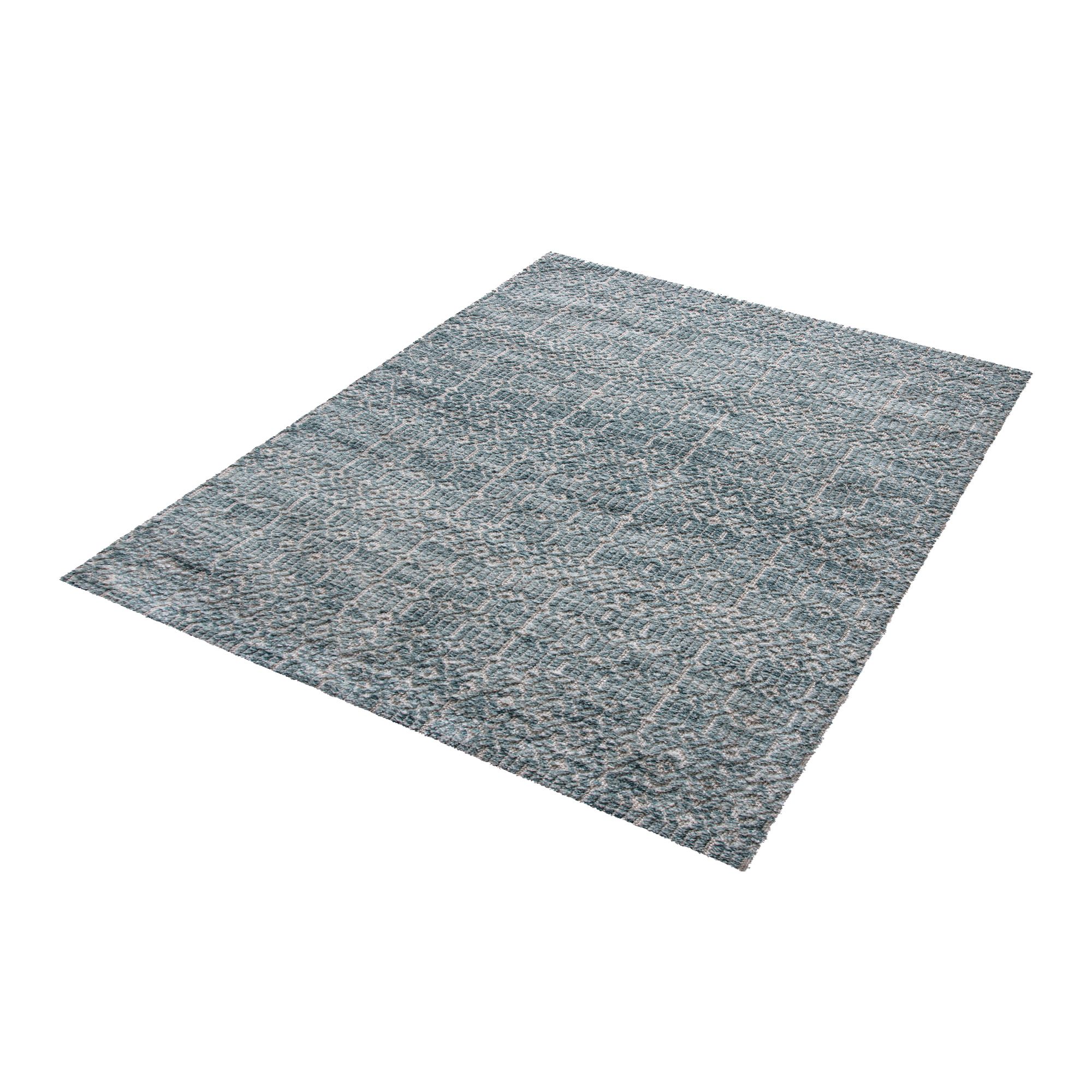 Camphills Patterned Teal Rug 170Cmx120Cm Price Comparisons | Compare The Build