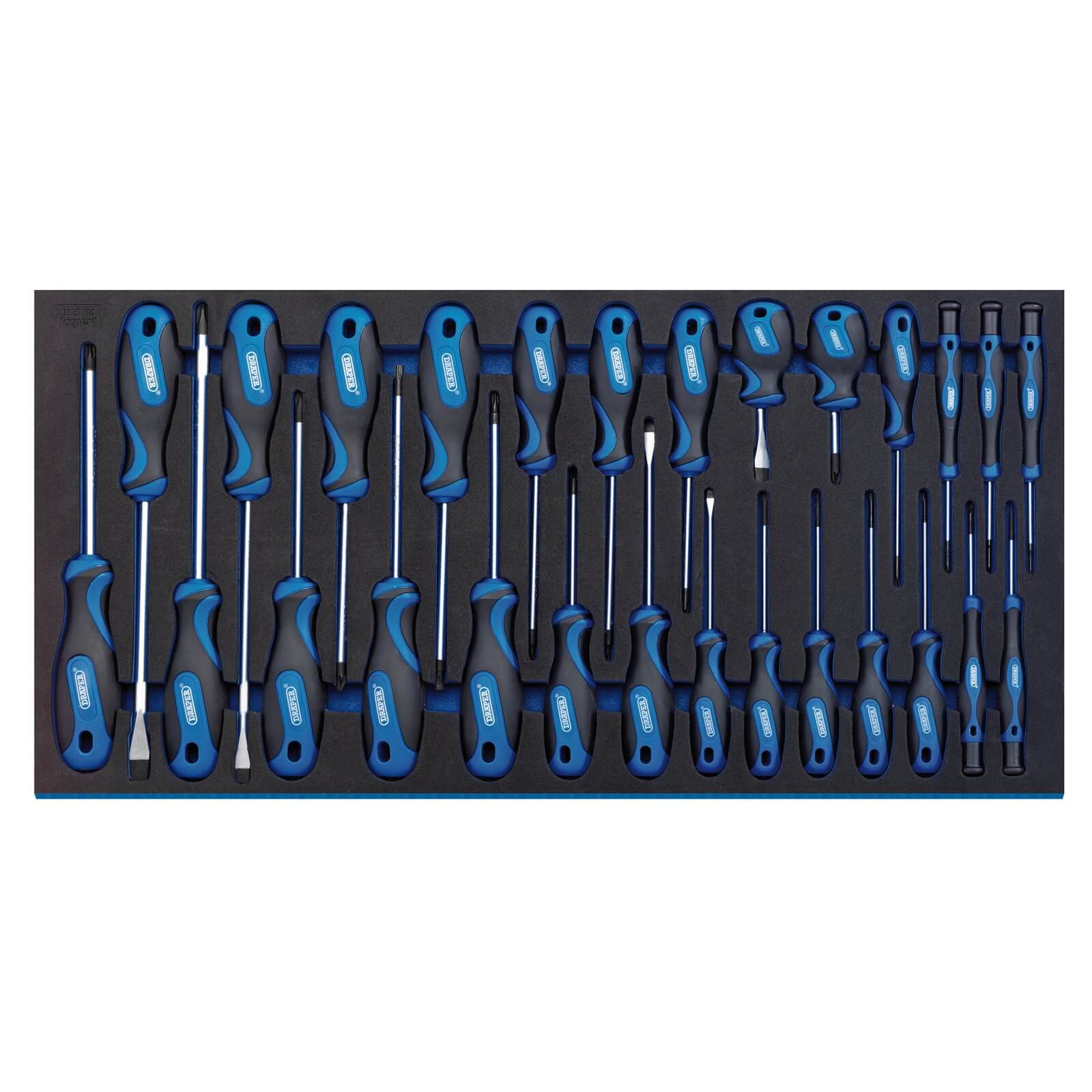 Draper 27 Piece Soft Grip Screwdriver Set In Eva Insert Tray Price Comparisons | Compare The Build