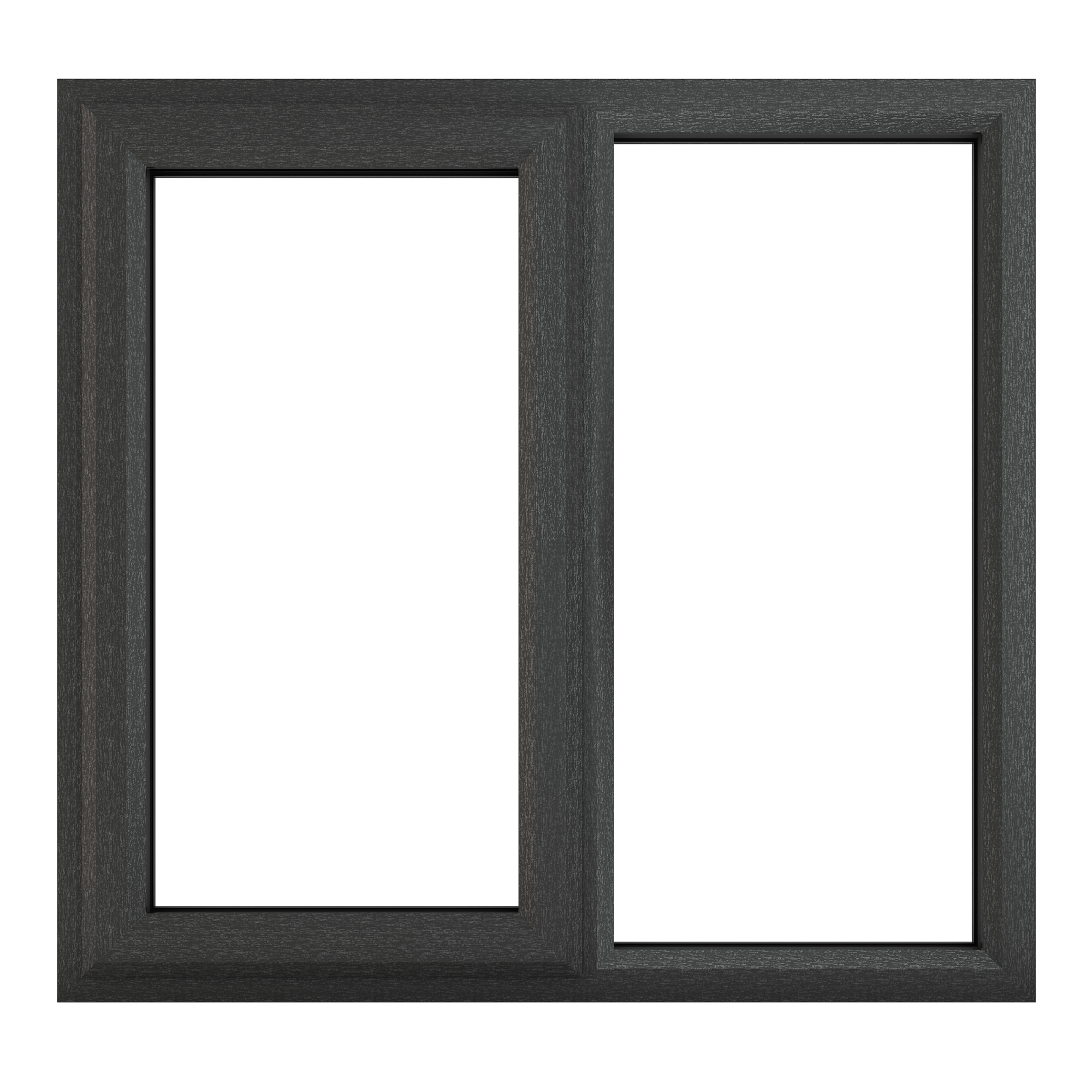 Crystal Grey Upvc Casement Clear Window 2P Left Hand Opening 1190 mm x 1190 mm Price Comparisons | Compare The Build