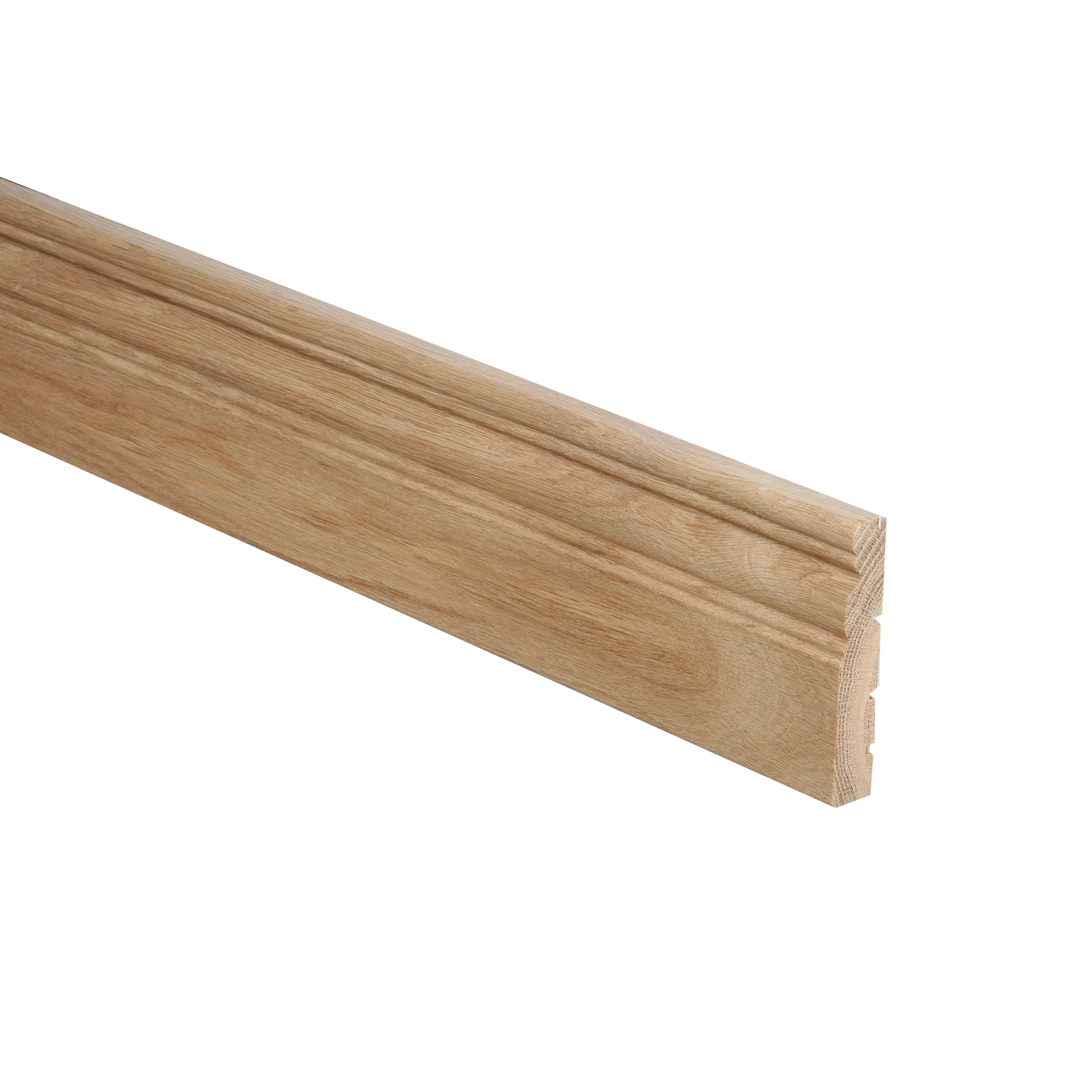 Oak Architrave (L)2.15m (W)95mm (T)18mm 13.43kg, Pack of 5 Price Comparisons | Compare The Build