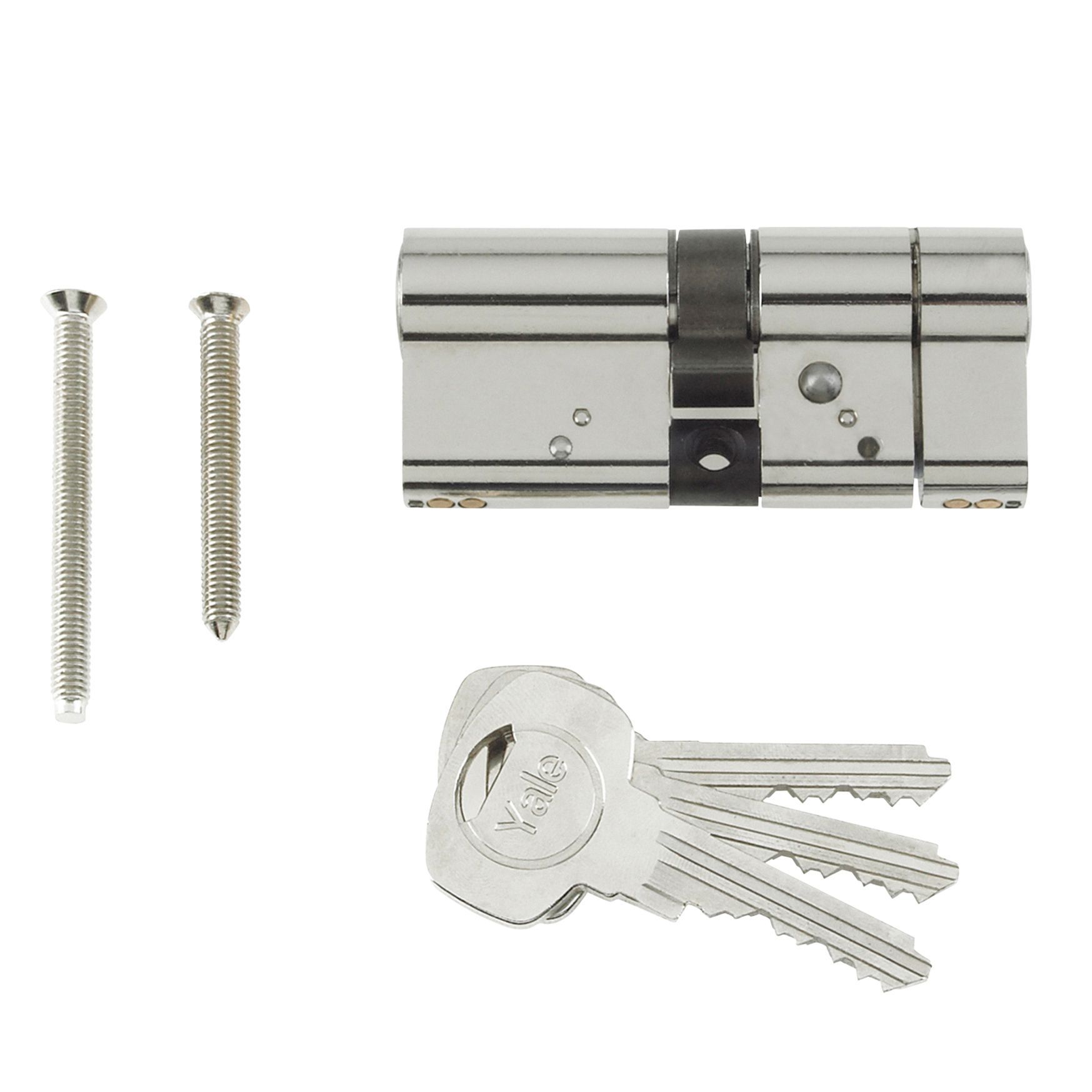 Yale 100mm Nickel Plated Euro Cylinder Lock Price Comparisons | Compare The Build