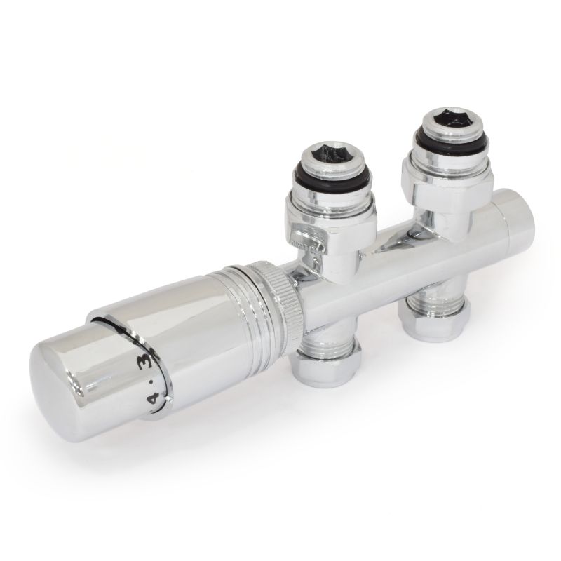 West Thermostatic Valves, Delta, Chrome Twin Straight - 8mm Price Comparisons | Compare The Build