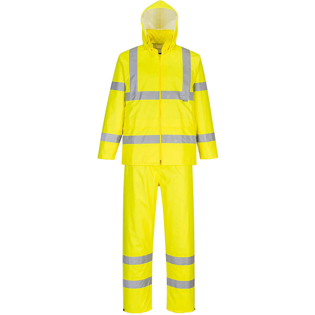 Portwest Hi Vis Packaway Rainsuit Yellow L 31" Price Comparisons | Compare The Build