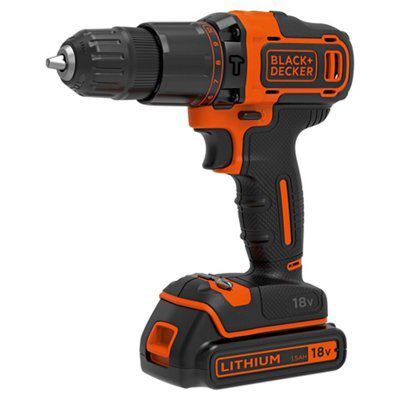 Black & Decker 18V 1.5Ah Li-Ion Cordless Drill Driver Bcd700S2S-Bqgb Price Comparisons | Compare The Build