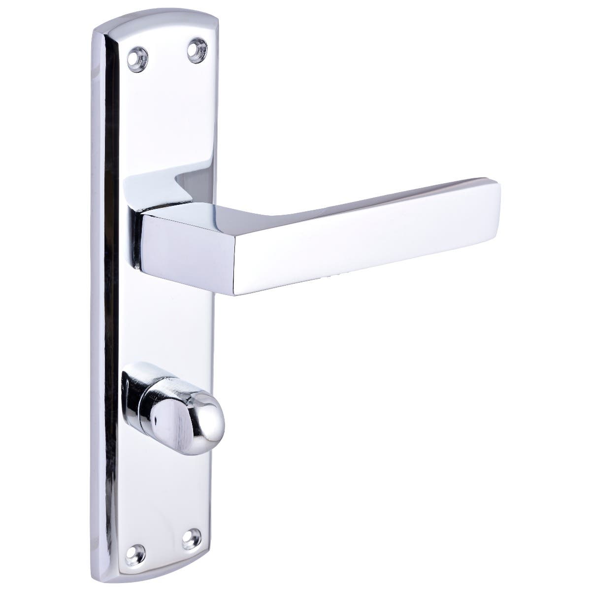 Hector Lever Bathroom Door Handle - Chrome (Pair) | Compare The Build