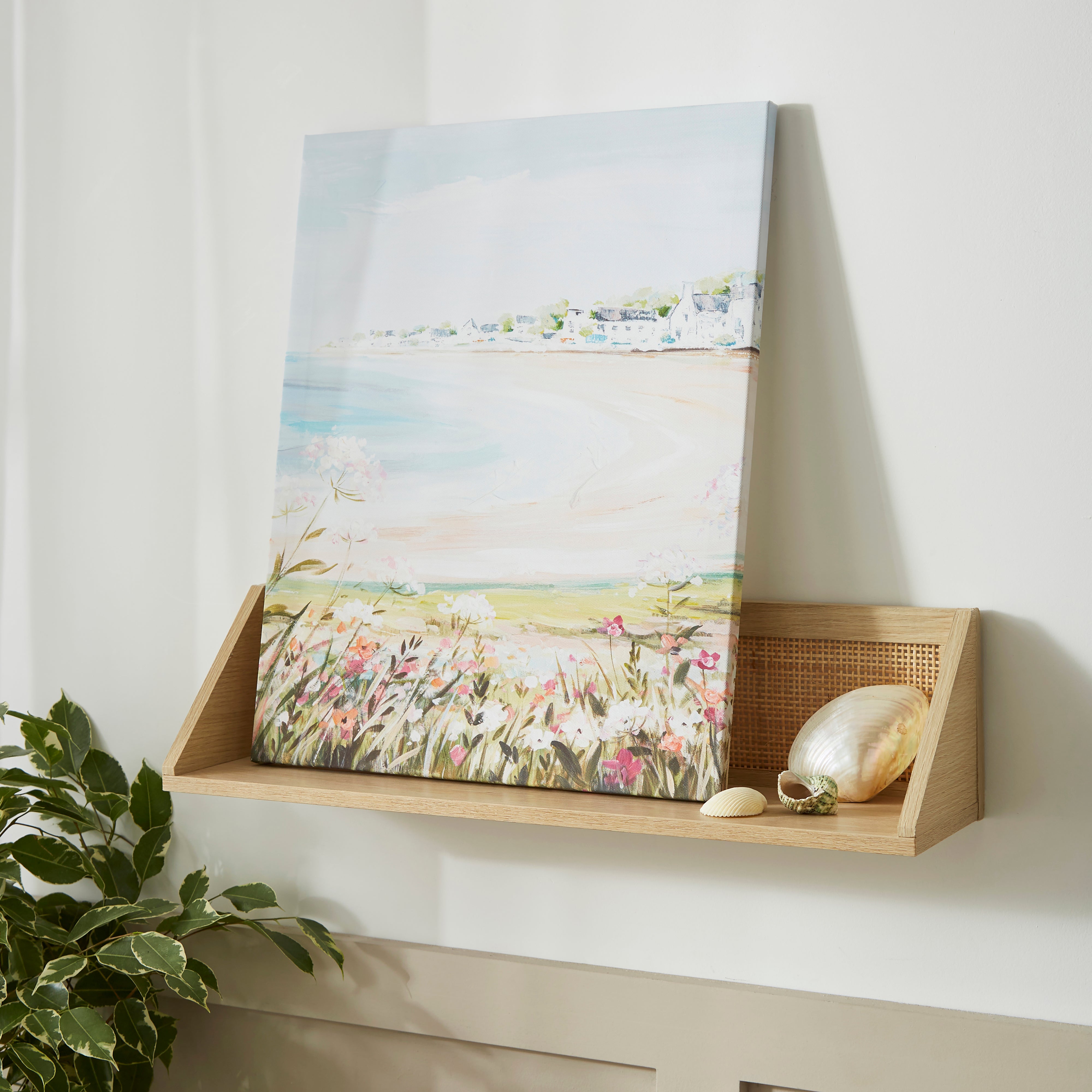 Beachfront Canvas 40x50cm MultiColoured Price Comparisons | Compare The Build