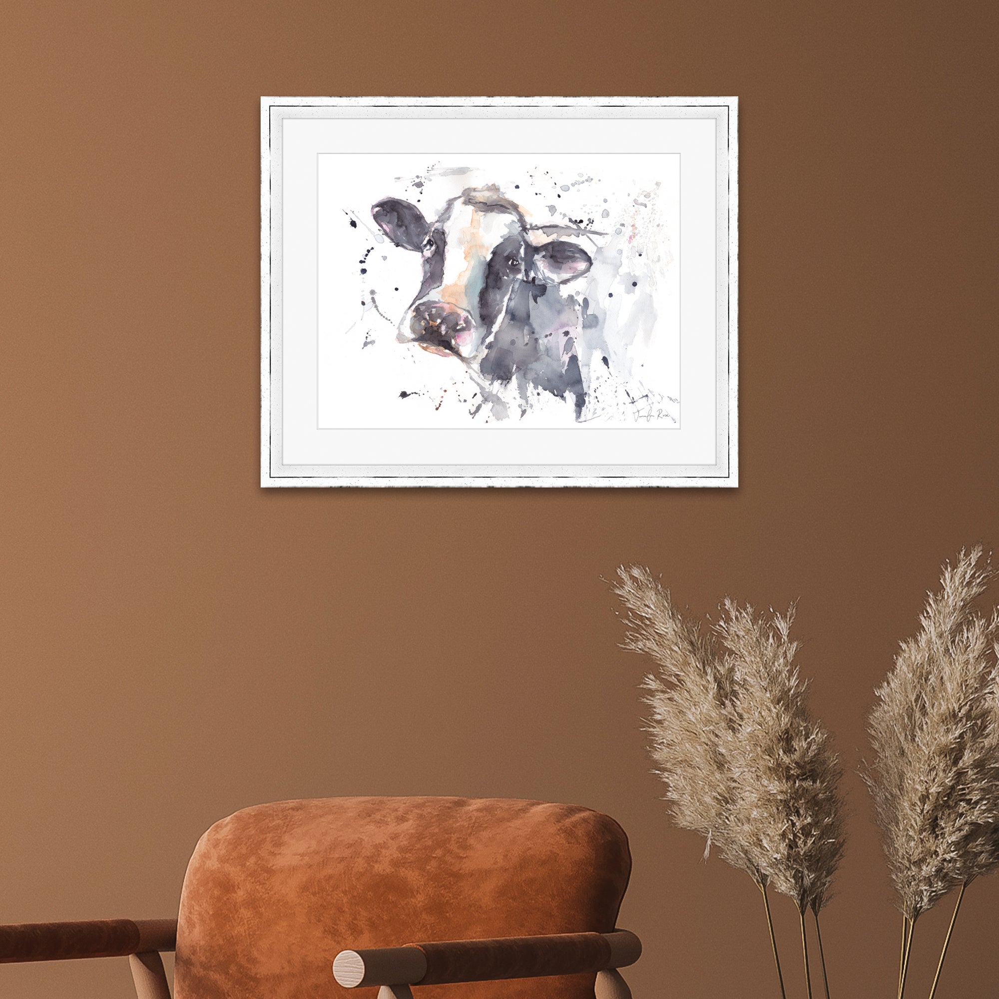 The Art Group Moo Cow Framed Print MultiColoured Price Comparisons | Compare The Build