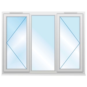 Euramax uPVC White Side Hung Casement Window - 1770 x 1010mm Price Comparisons | Compare The Build