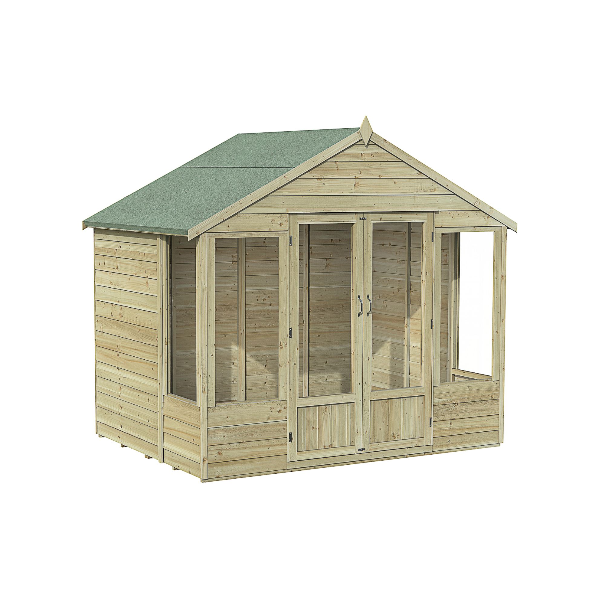 Oakley Overlap Apex Summerhouse  - Installation Included / 8x6 Price Comparisons | Compare The Build