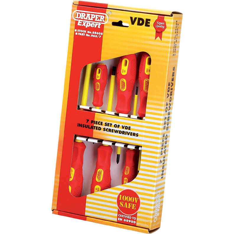 Draper Expert 7 Piece Insulated Screwdriver Set Price Comparisons | Compare The Build