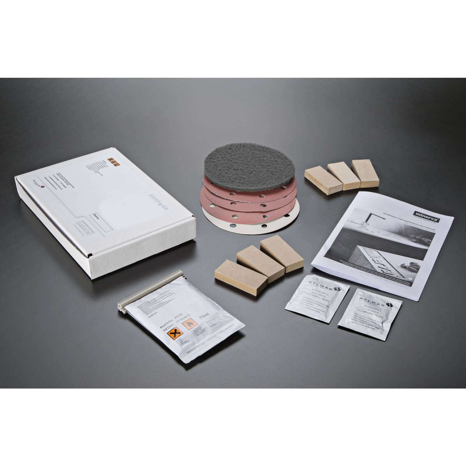 Minerva Carrara White Kitchen Worktop - Joint Kit Price Comparisons | Compare The Build