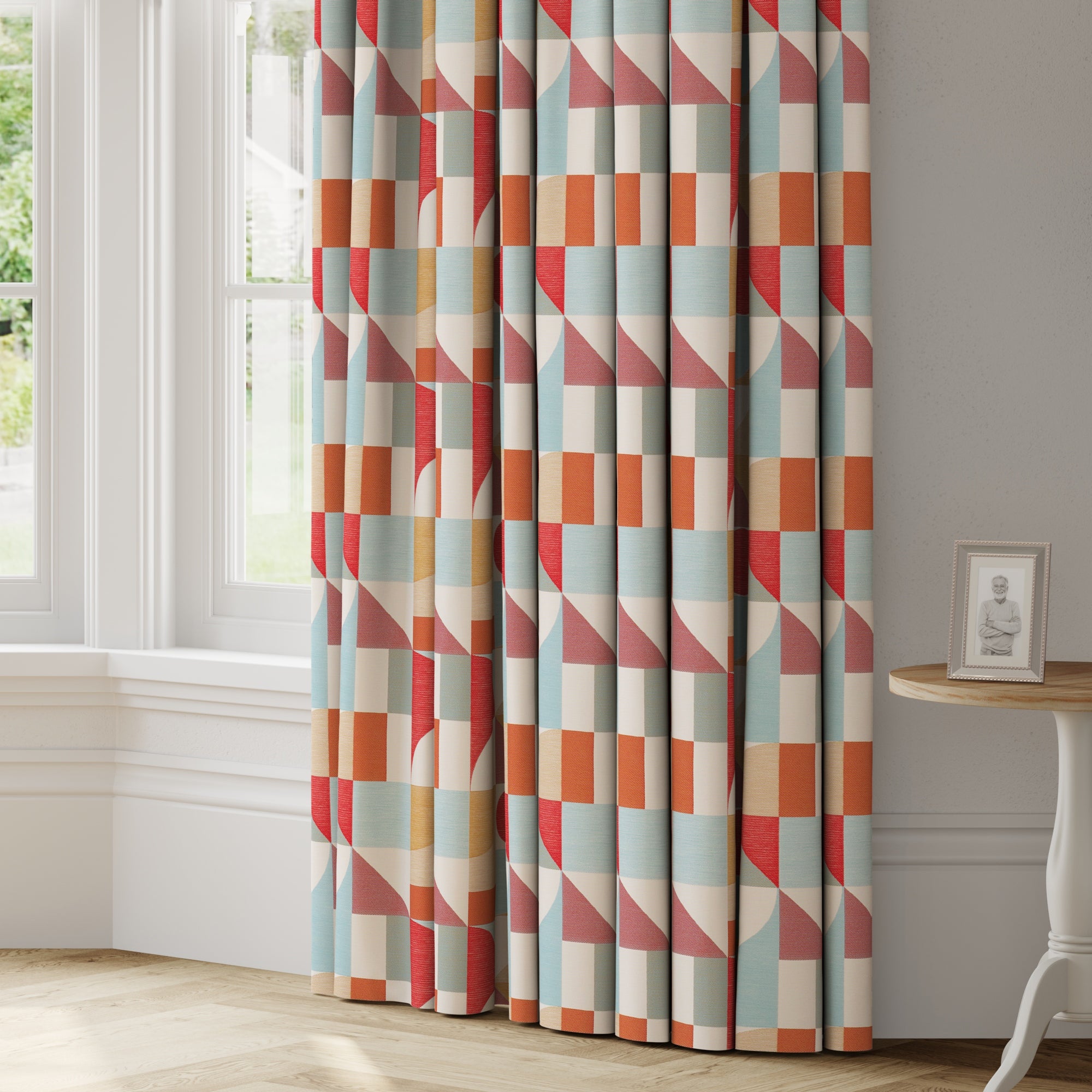 Adler Made to Measure Curtains Blue/Red/White Price Comparisons | Compare The Build