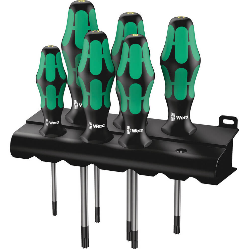 Wera 6 Piece Kraftform Plus 367/6HF Torx Screwdriver Set Price Comparisons | Compare The Build