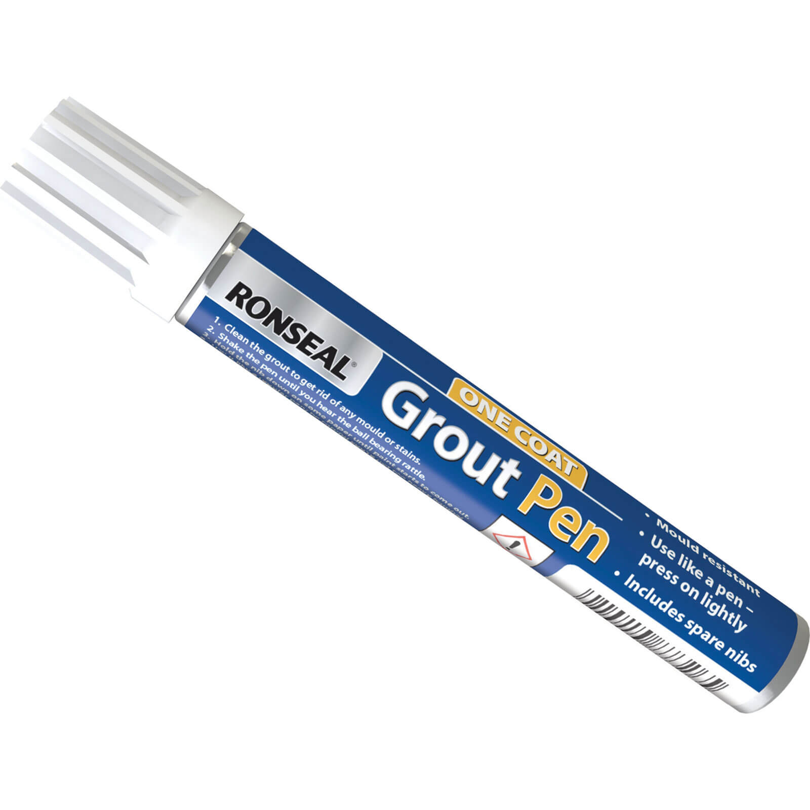 Ronseal White - One Coat Grout Pen - 7ml Price Comparisons | Compare The Build