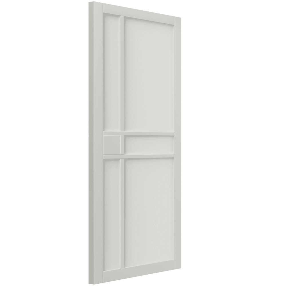 JB Kind Internal White Painted Urban Industrial City Fully Finished 5P Door 1981mm x 762mm x 35mm (78" x 30") Price Comparisons | Compare The Build