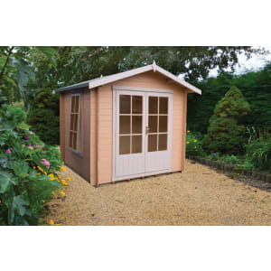 Shire Barnsdale 10 x 10ft Double Door Log Cabin with Assembly Price Comparisons | Compare The Build