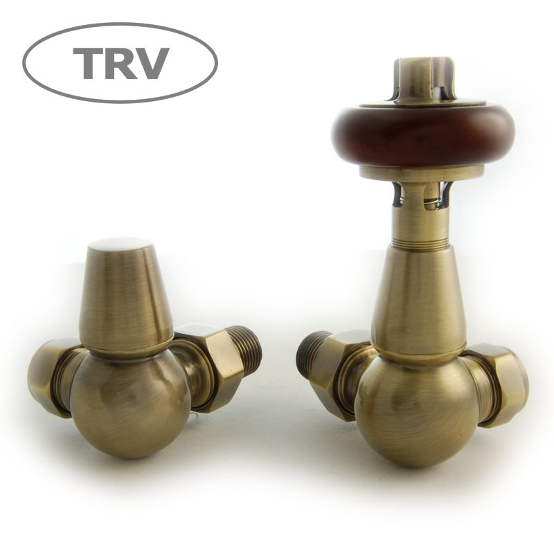 West Thermostatic Valves, Faringdon, Antique Brass Corner  - 10mm Price Comparisons | Compare The Build