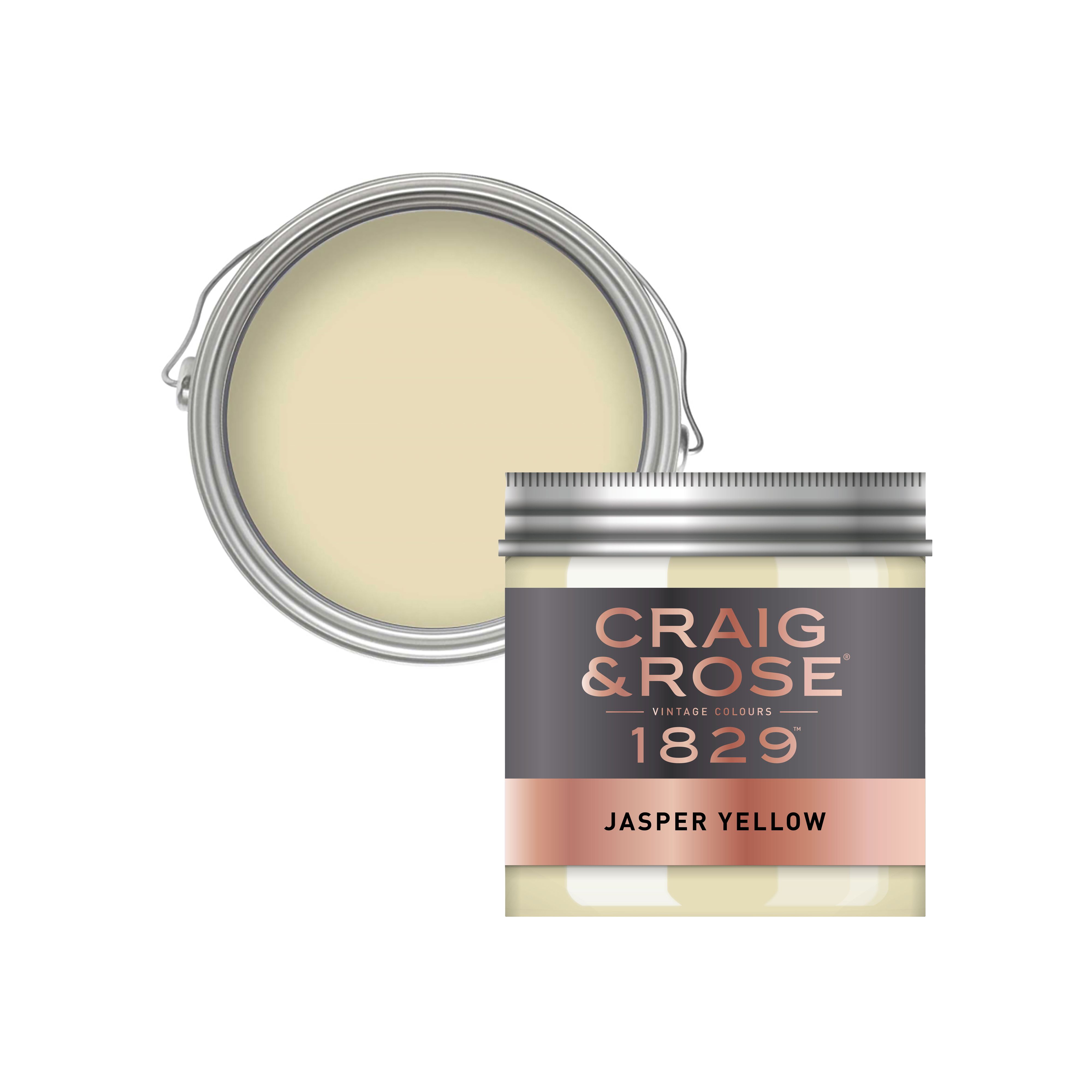 Craig & Rose 1829 Chalky Emulsion Jasper Yellow - 50ml Price Comparisons | Compare The Build