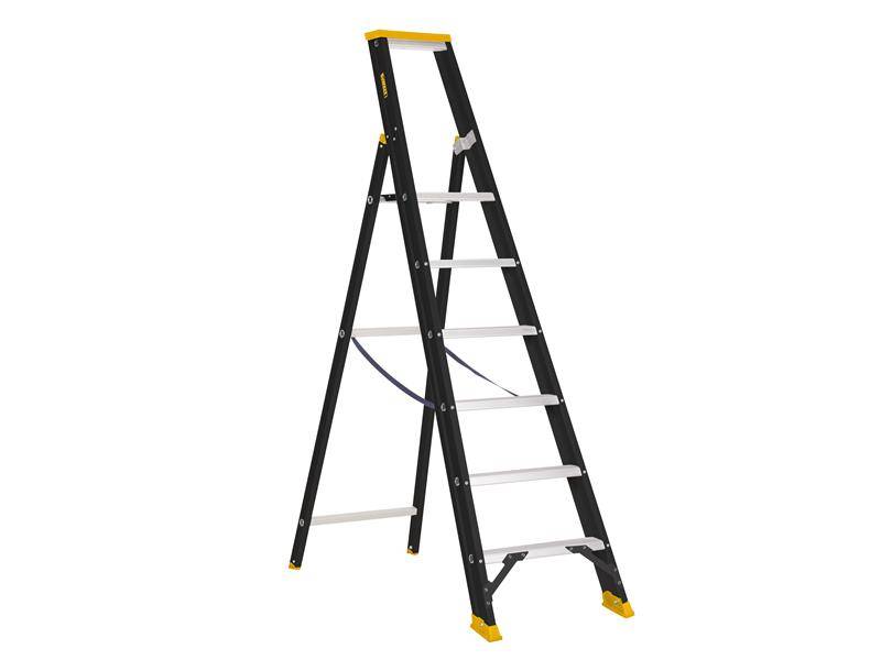 DEWALT Ladders DWLDXLD116E Professional Single Stepladder, 1.50m 6 Rungs Price Comparisons | Compare The Build