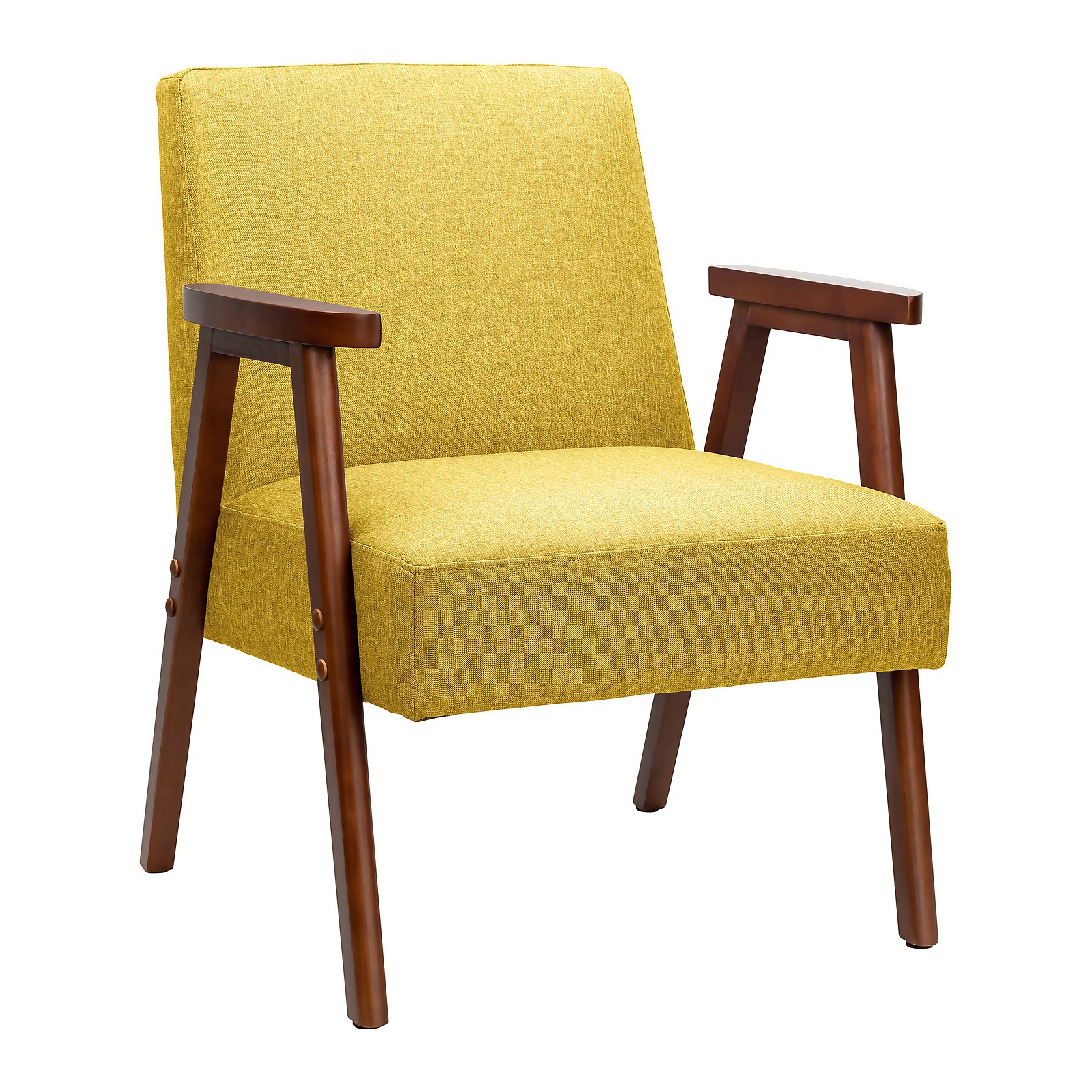 Alex Mid Century Armchair - Ochre Price Comparisons | Compare The Build