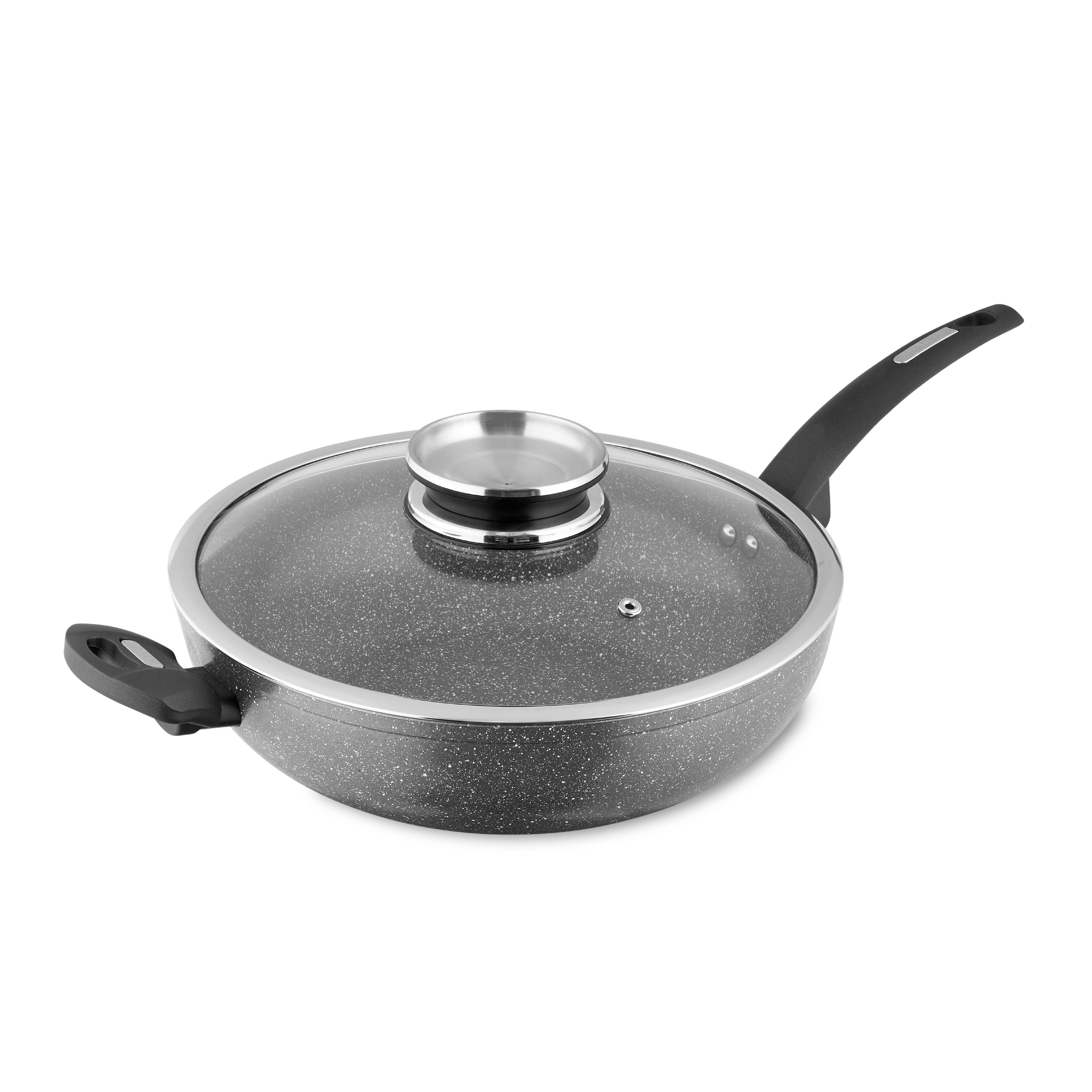 Tower Cerastone Non-Stick 30cm Wok Graphite (Grey) Price Comparisons | Compare The Build