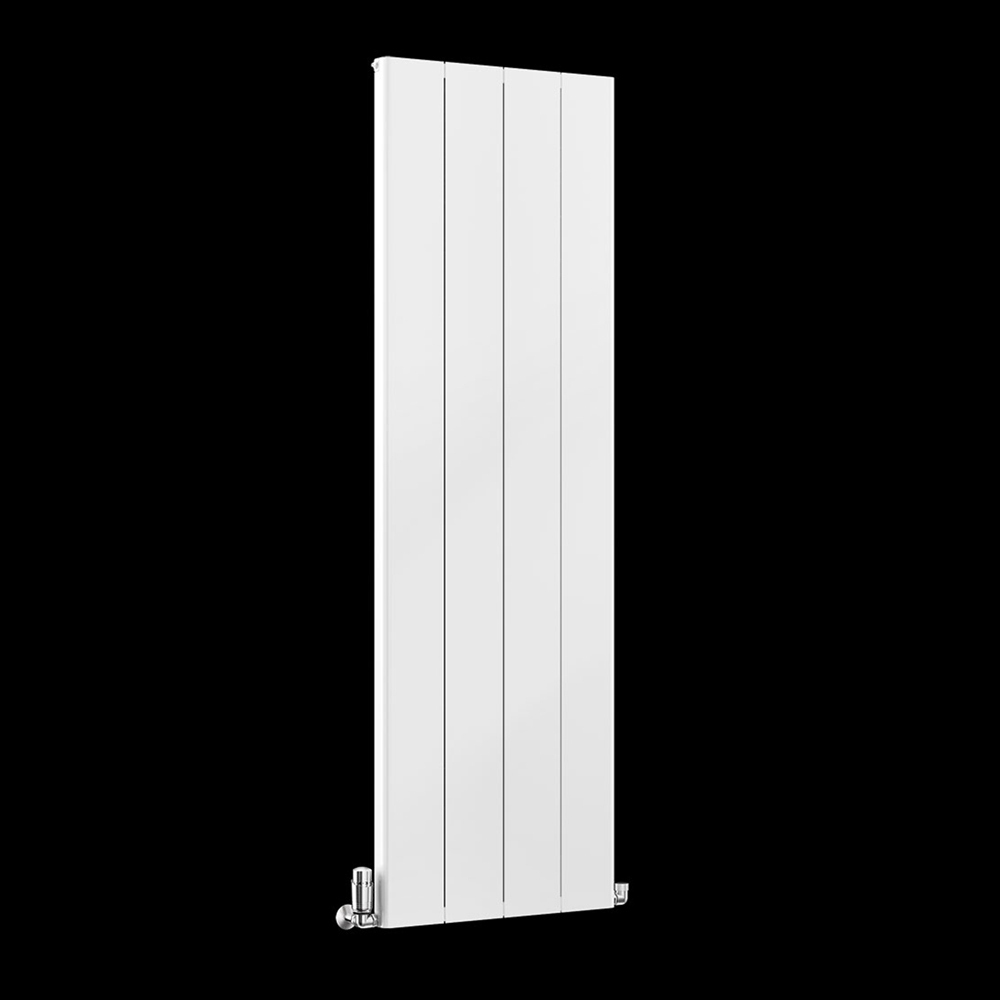 Nordic Alpha Aluminium Designer Vertical Radiator, Matt White, 1800mm x 476mm Price Comparisons | Compare The Build