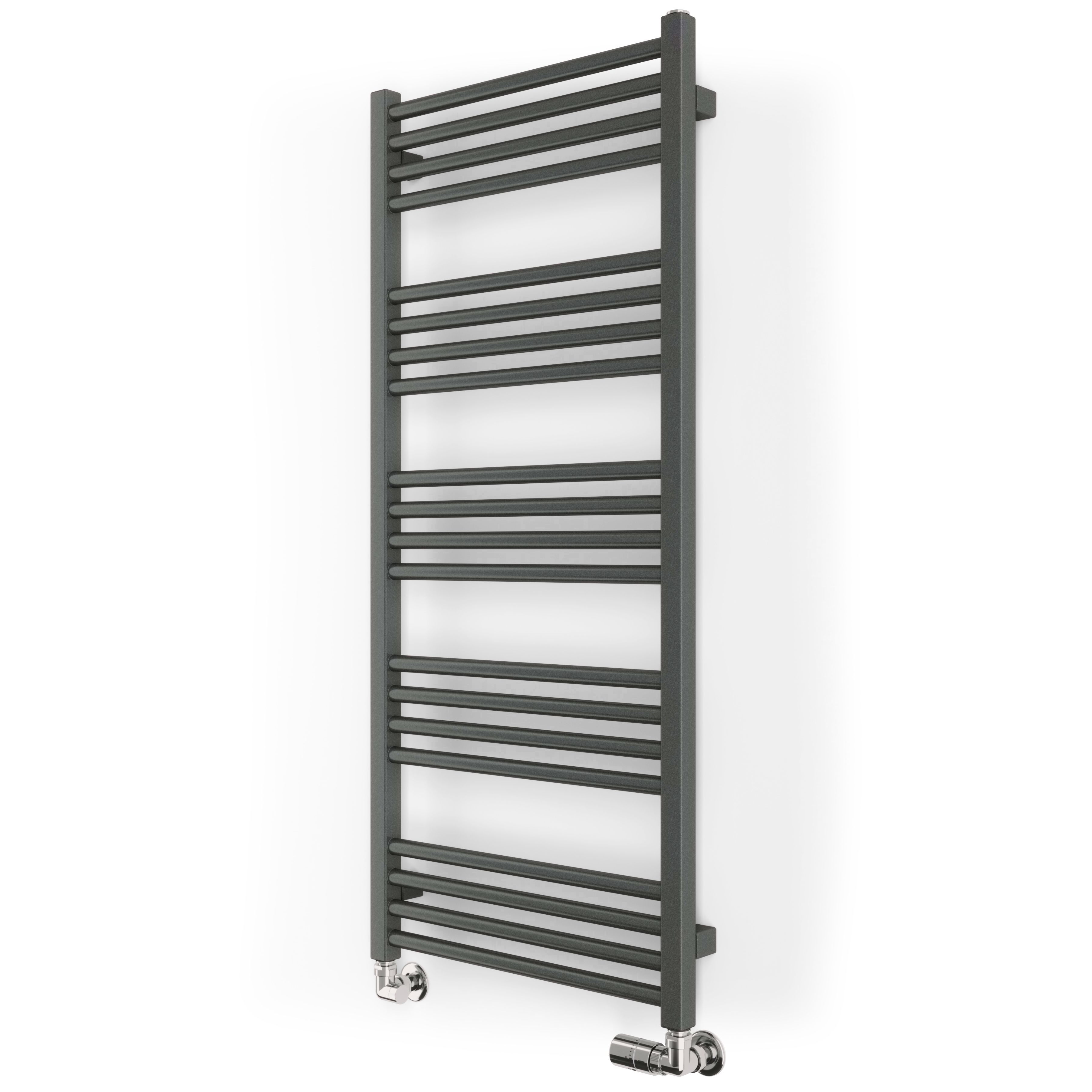 Terma Fiona T-Rail Grey Flat Towel Warmer (W)500mm X (H)1140mm Price Comparisons | Compare The Build