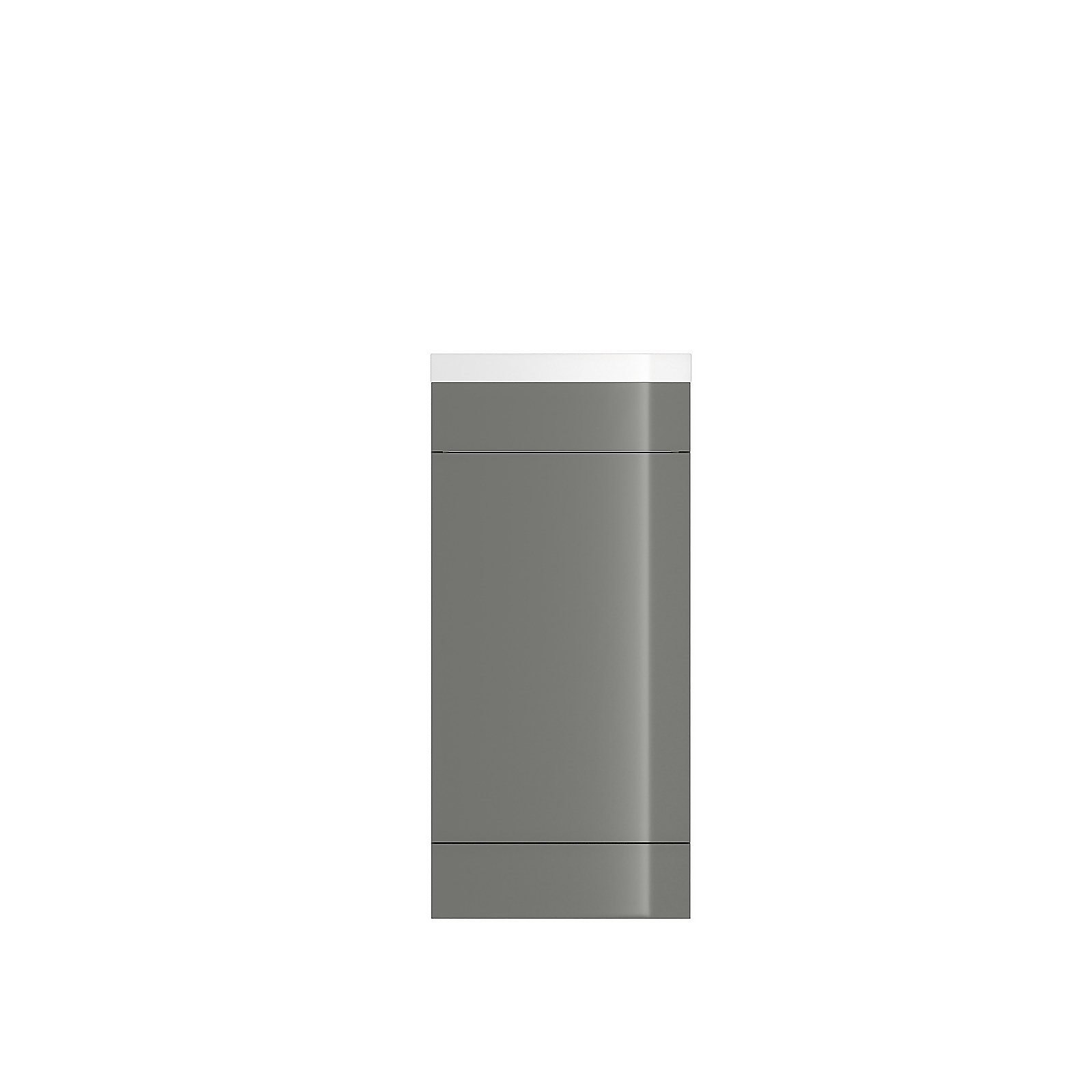 House Beautiful Ele-ment(s) Gloss Grey Floorstanding Cloakroom Vanity with Basin | Compare The Build