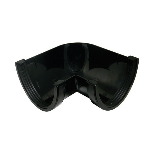 FloPlast Industrial/ Xtraflo Gutter Angle - 90 Degree x 170mm Black Price Comparisons | Compare The Build
