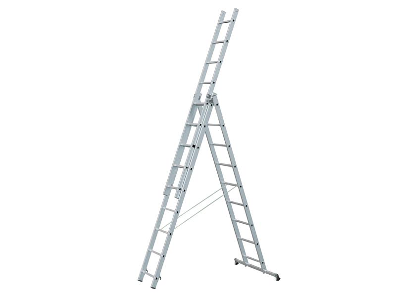 Zarges ZAR48980 Light Trade Combination Ladder 3-Part 3 x 7 Rungs Price Comparisons | Compare The Build