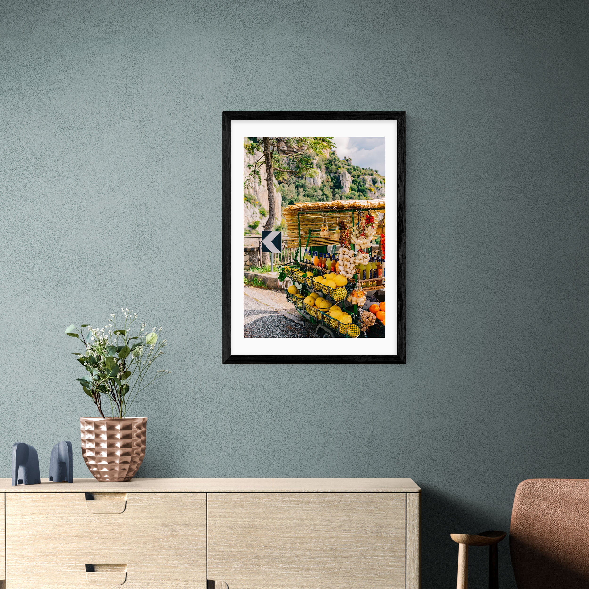 East End Prints Amalfi Coast Drive XV Print MultiColoured Price Comparisons | Compare The Build