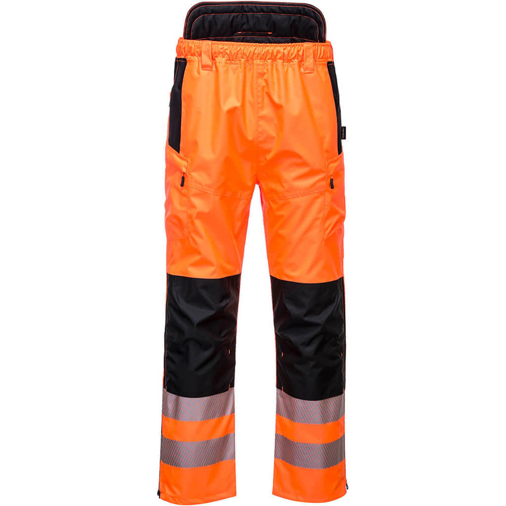 Portwest PW34 Hi Vis Work Trousers Orange / Black XL 31" Price Comparisons | Compare The Build