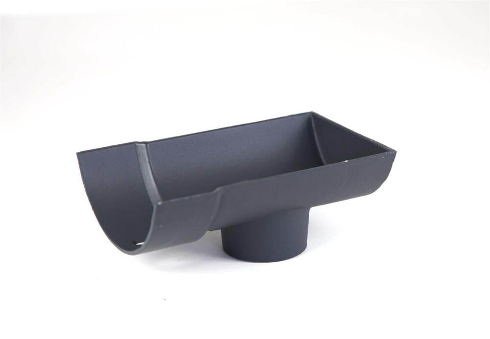 Cast Iron Half Round Gutter Stopend Outlet - 115mm for 65mm Downpipe Primed Price Comparisons | Compare The Build