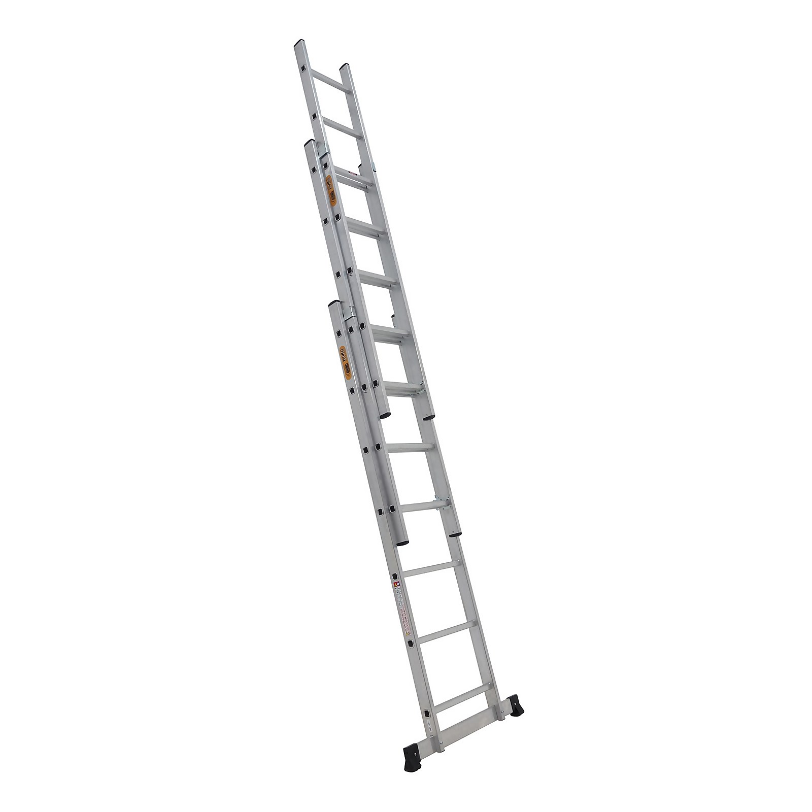 Rhino 3 Section 21 Rung Extension Ladder - 4.25m | Compare The Build