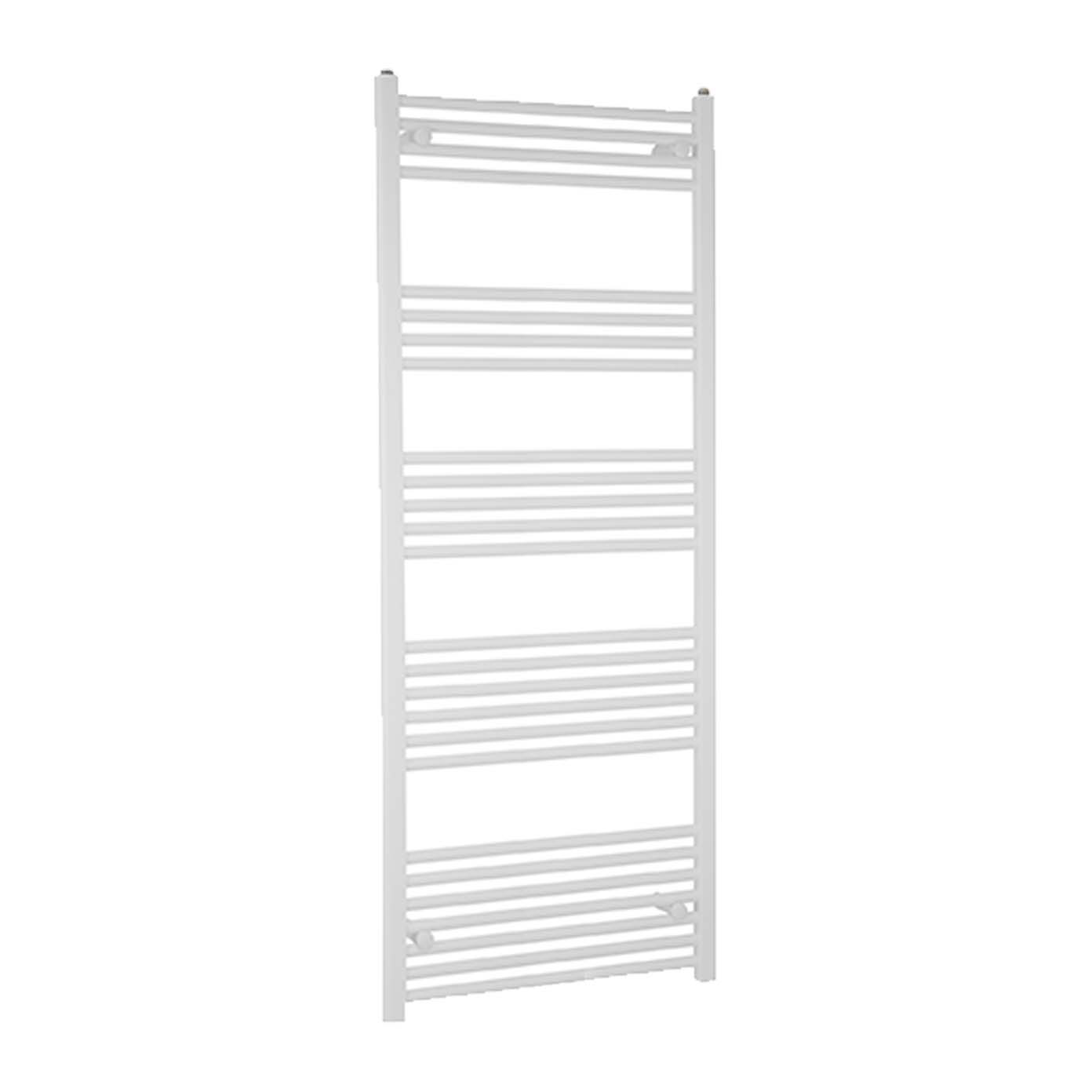 Towelrads Independent Ladder Rail - 22mm, White Straight, 1600x600mm Price Comparisons | Compare The Build