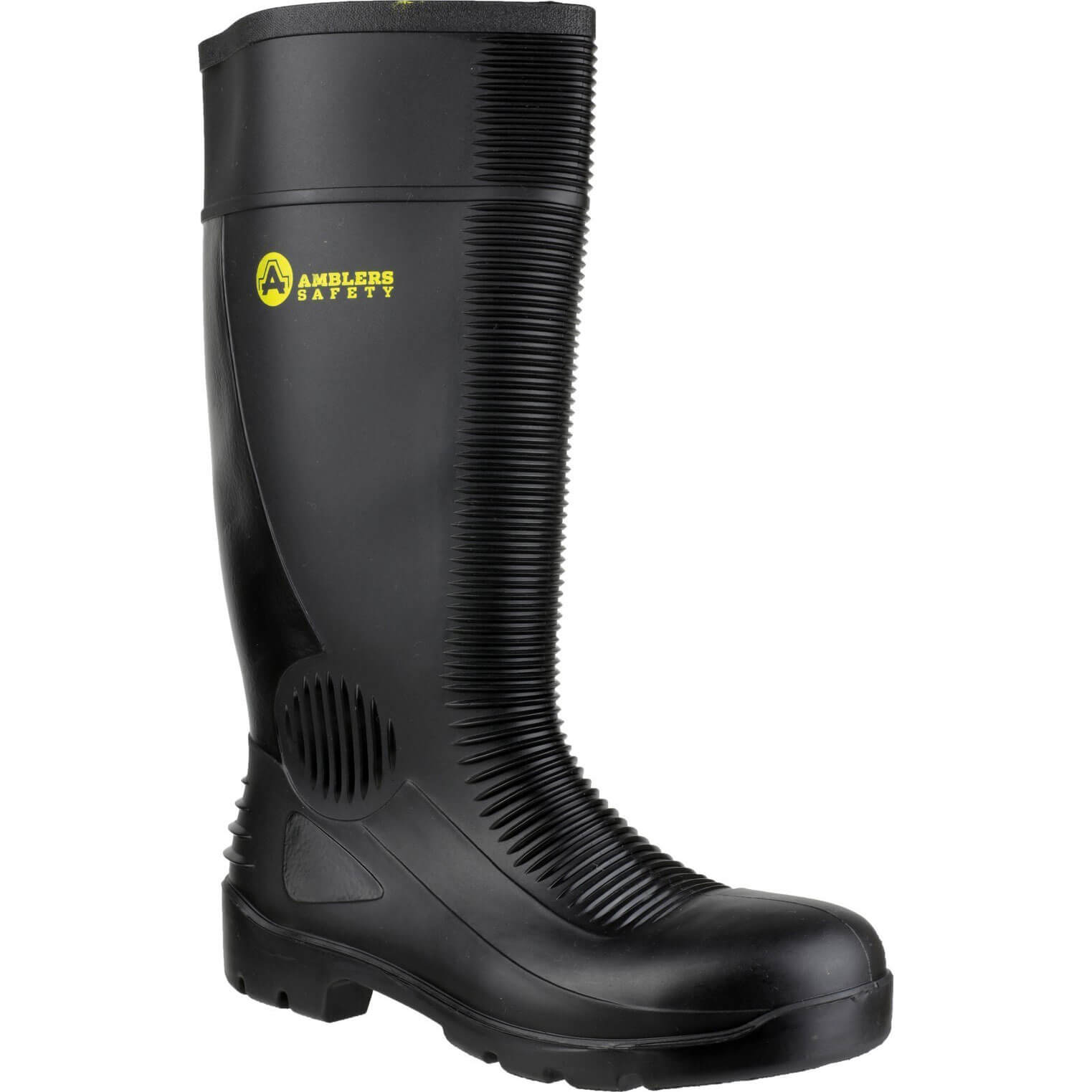 Amblers Safety FS100 Construction Safety Wellington Black Size 4 Price Comparisons | Compare The Build