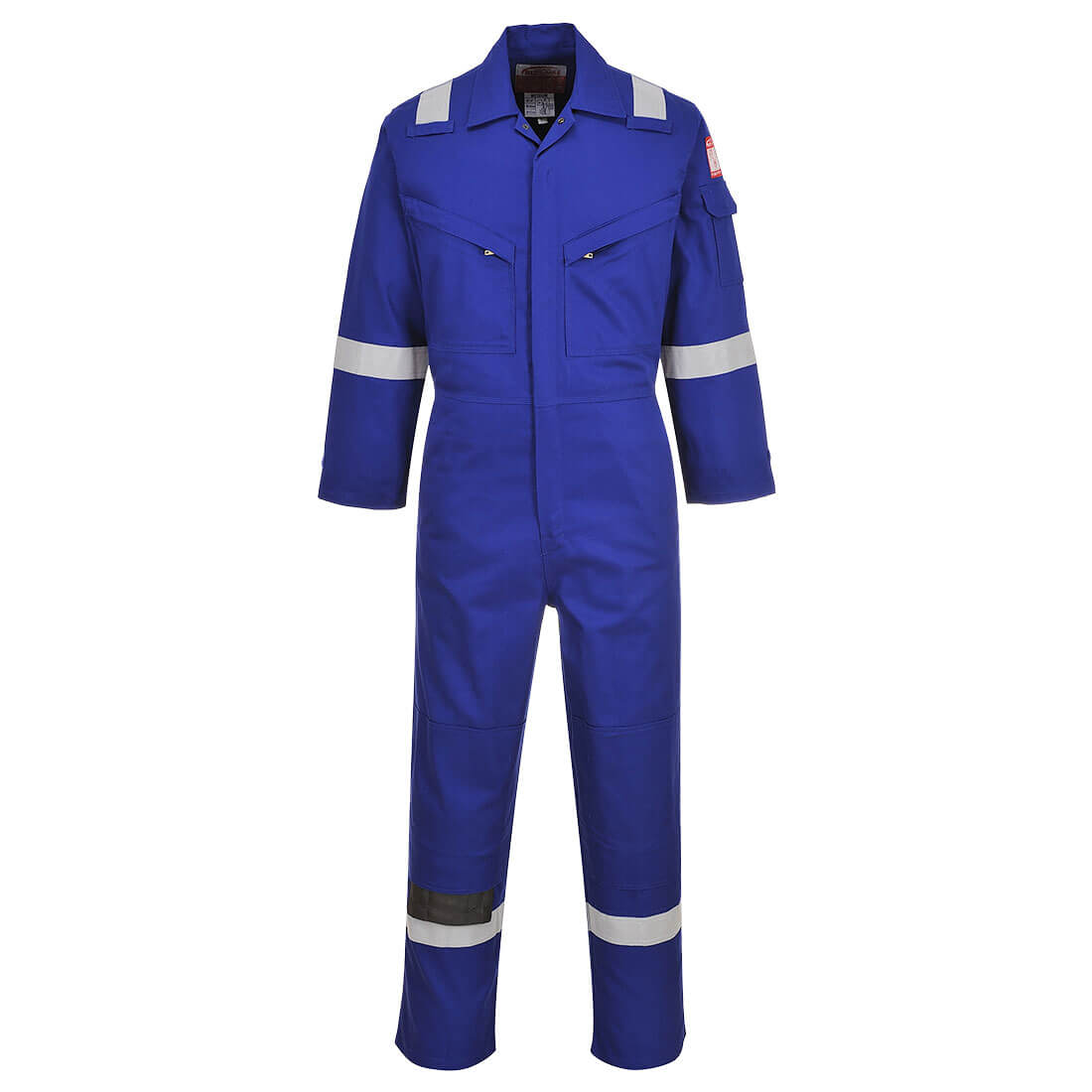 Biz Flame Mens Flame Resistant Lightweight Antistatic Coverall Royal Blue XL 32" Price Comparisons | Compare The Build