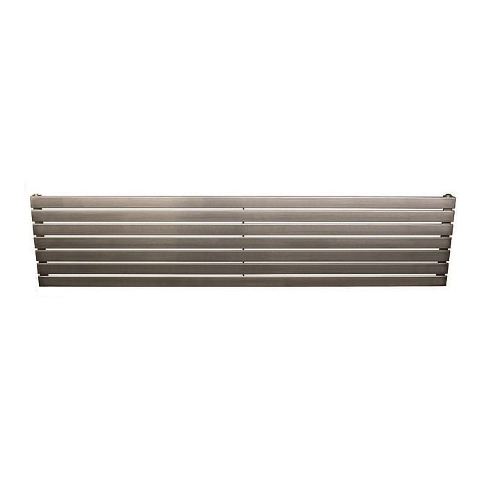 DQ Delta Horizontal Designer Radiator, Satin, 410mm x 1800mm Price Comparisons | Compare The Build