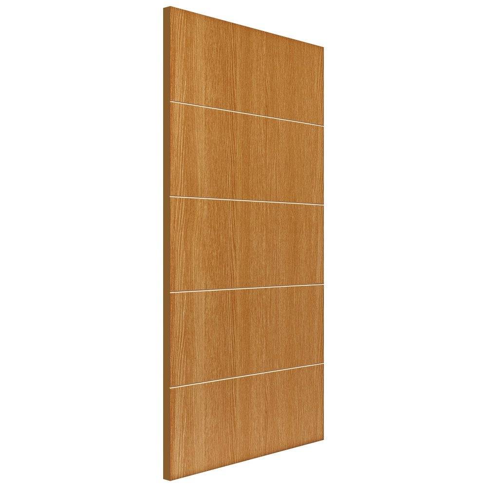 JB Kind Internal Painted Oak Colour Tate Fully Finished 5P FD30 Door 1981mm x 610mm x 44mm (78" x 24") Price Comparisons | Compare The Build
