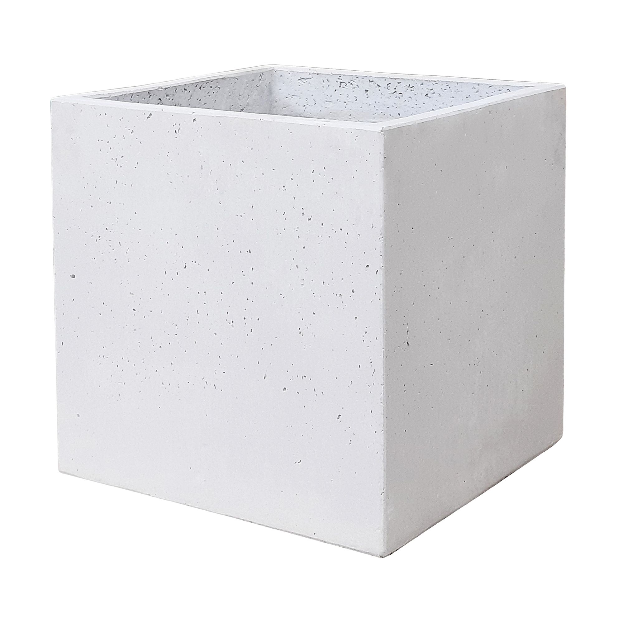 Verve Nore Light Grey Cement Effect Square Trough 40Cm Price Comparisons | Compare The Build