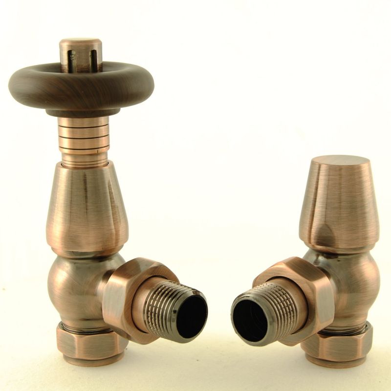 West Thermostatic Valves, Bentley, Antique Copper Angled - 8mm | Compare The Build