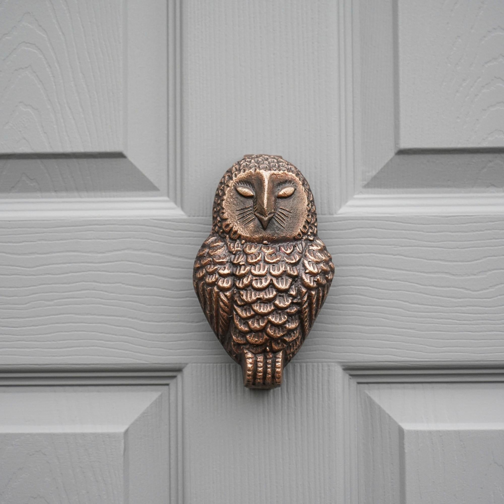 Cast Iron Owl Door Knocker Brass | Compare The Build