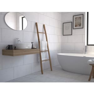 Wickes York Grey Ceramic Wall & Floor Tile 300 x 300mm Price Comparisons | Compare The Build