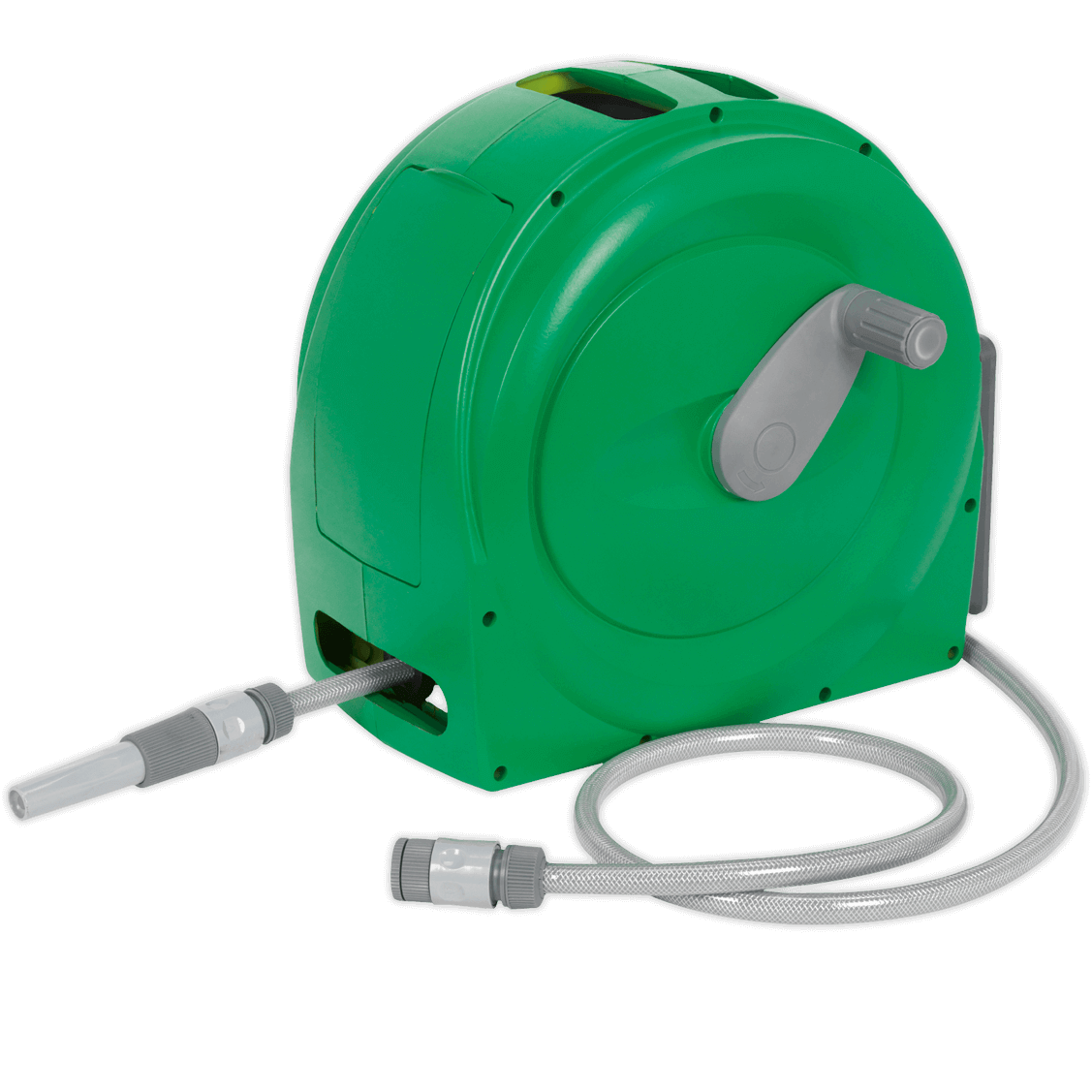 Sealey Wall Mount Water Hose Reel 1/2" / 12.5mm 20m Green Price Comparisons | Compare The Build