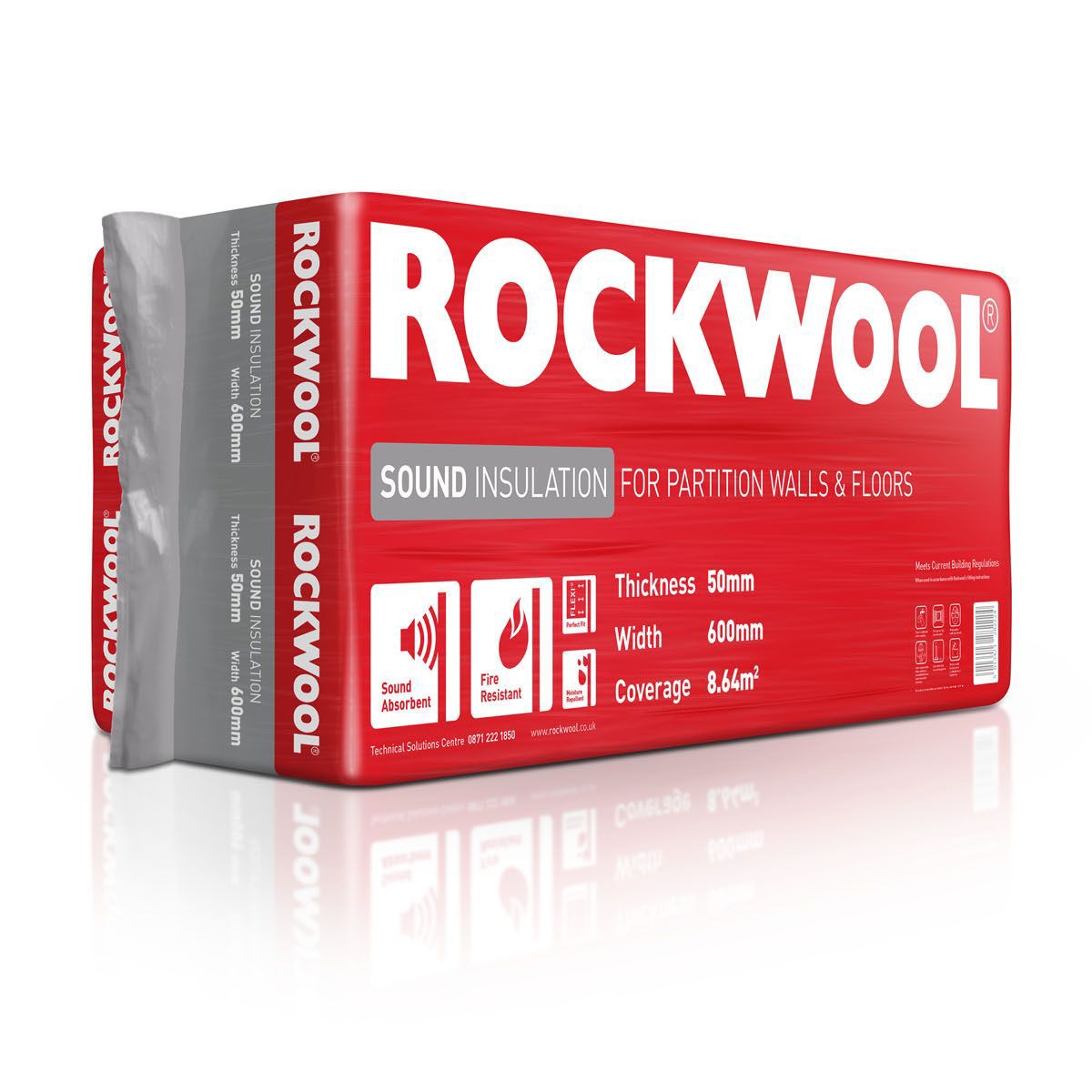 Rockwool Acoustic Cavity Slab Pack of 12 Price Comparisons | Compare The Build